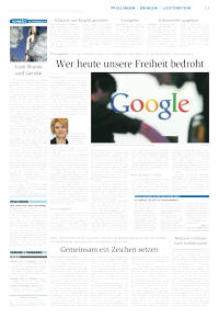 Wer
                heute unsere Freiheit bedroht
